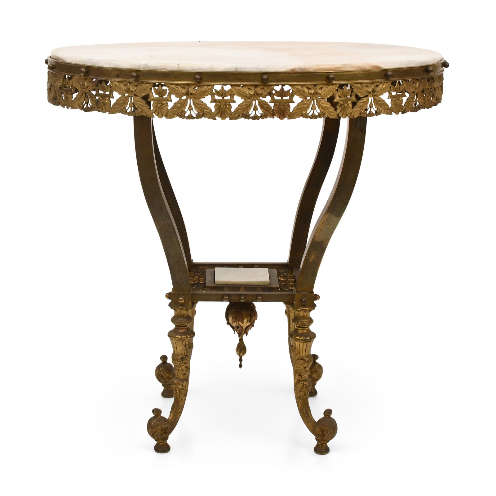American Gilt Bronze & Onyx Table (1 of 6)