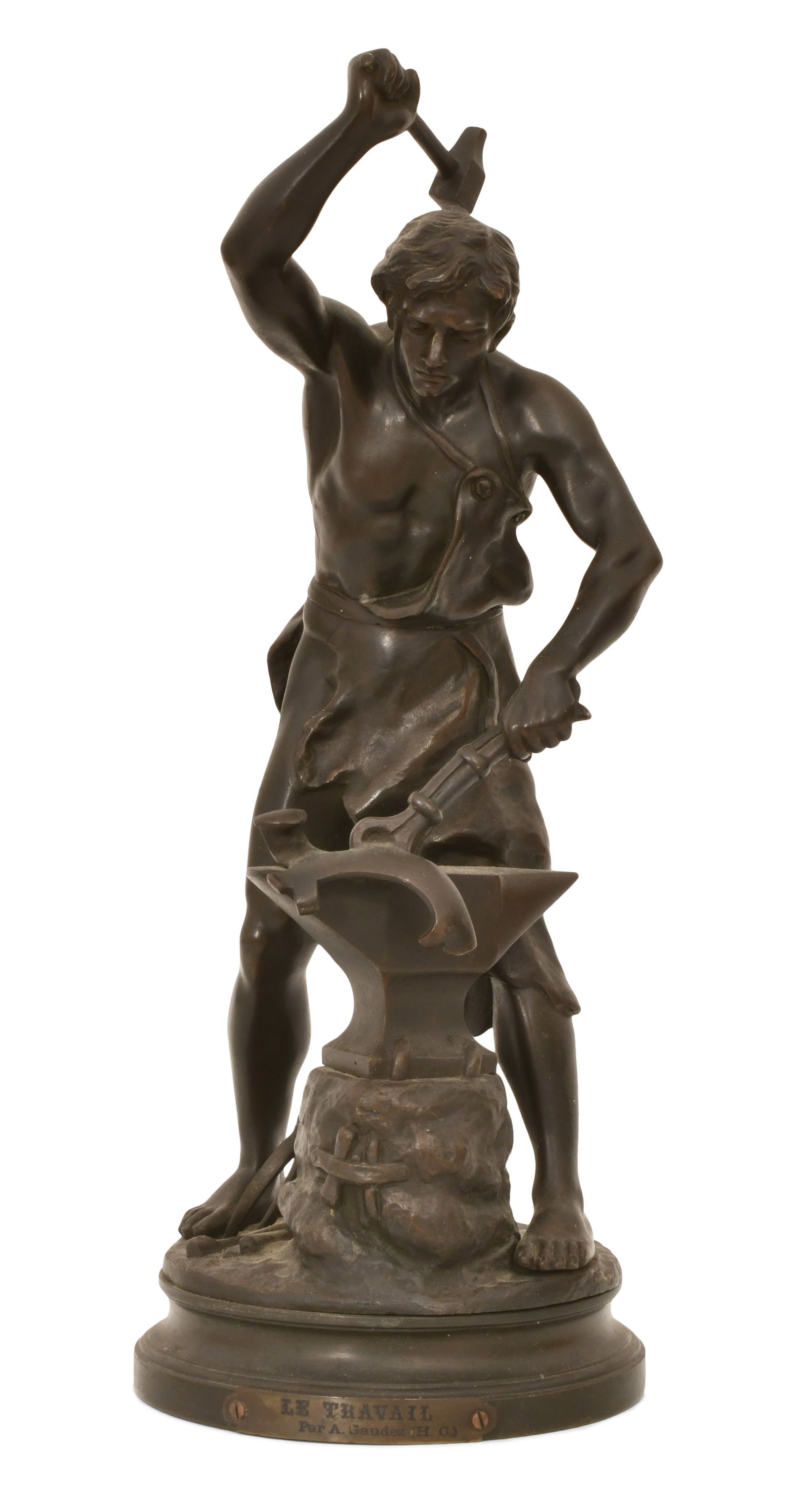 Adrien Etienne Gaudez (French, 1845-1902), "Le Travail" (1 of 7)