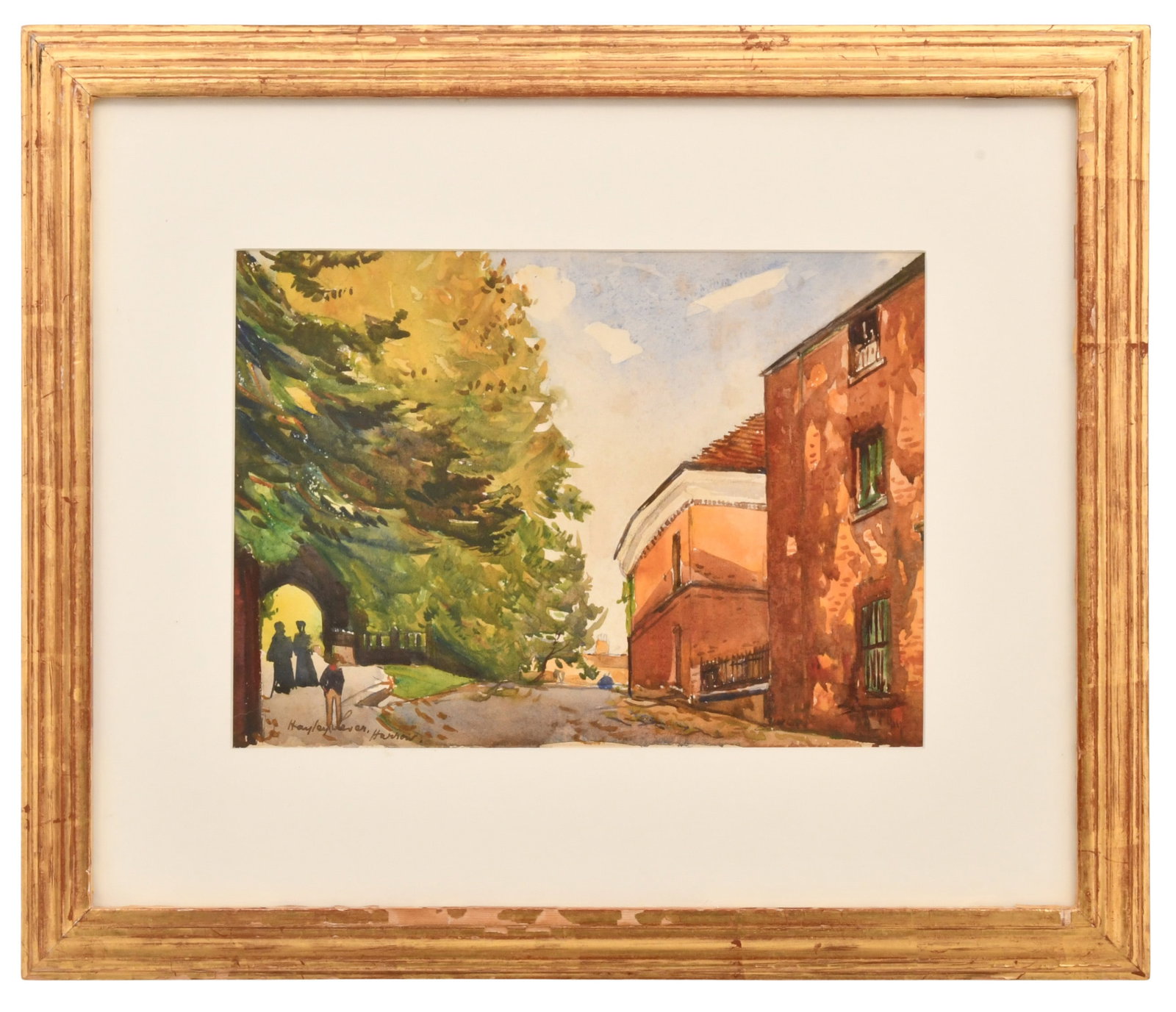 Hayley Lever (American, 1876-1958), Street Scene (1 of 3)