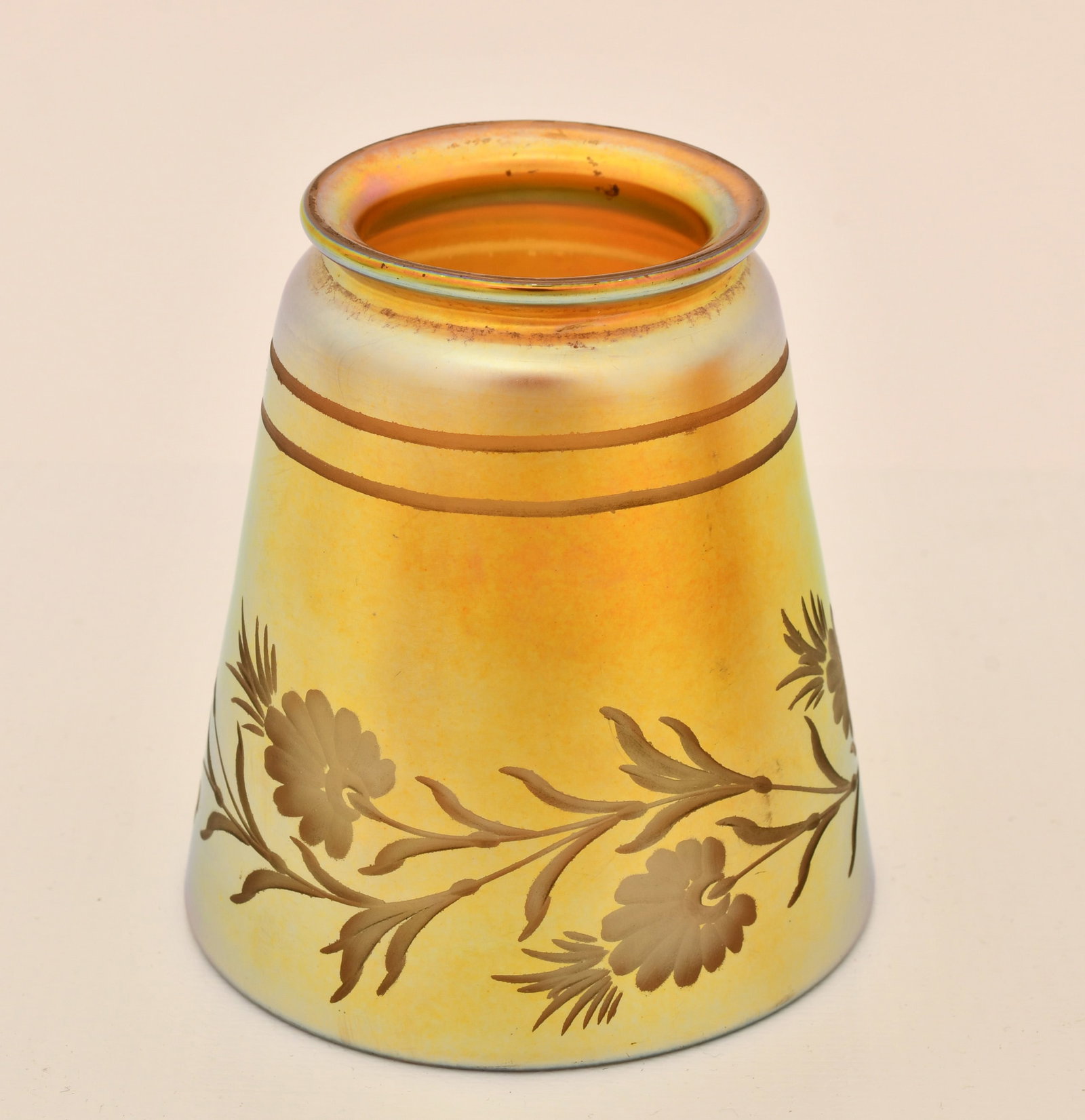 Five Steuben Glass Shades - 6