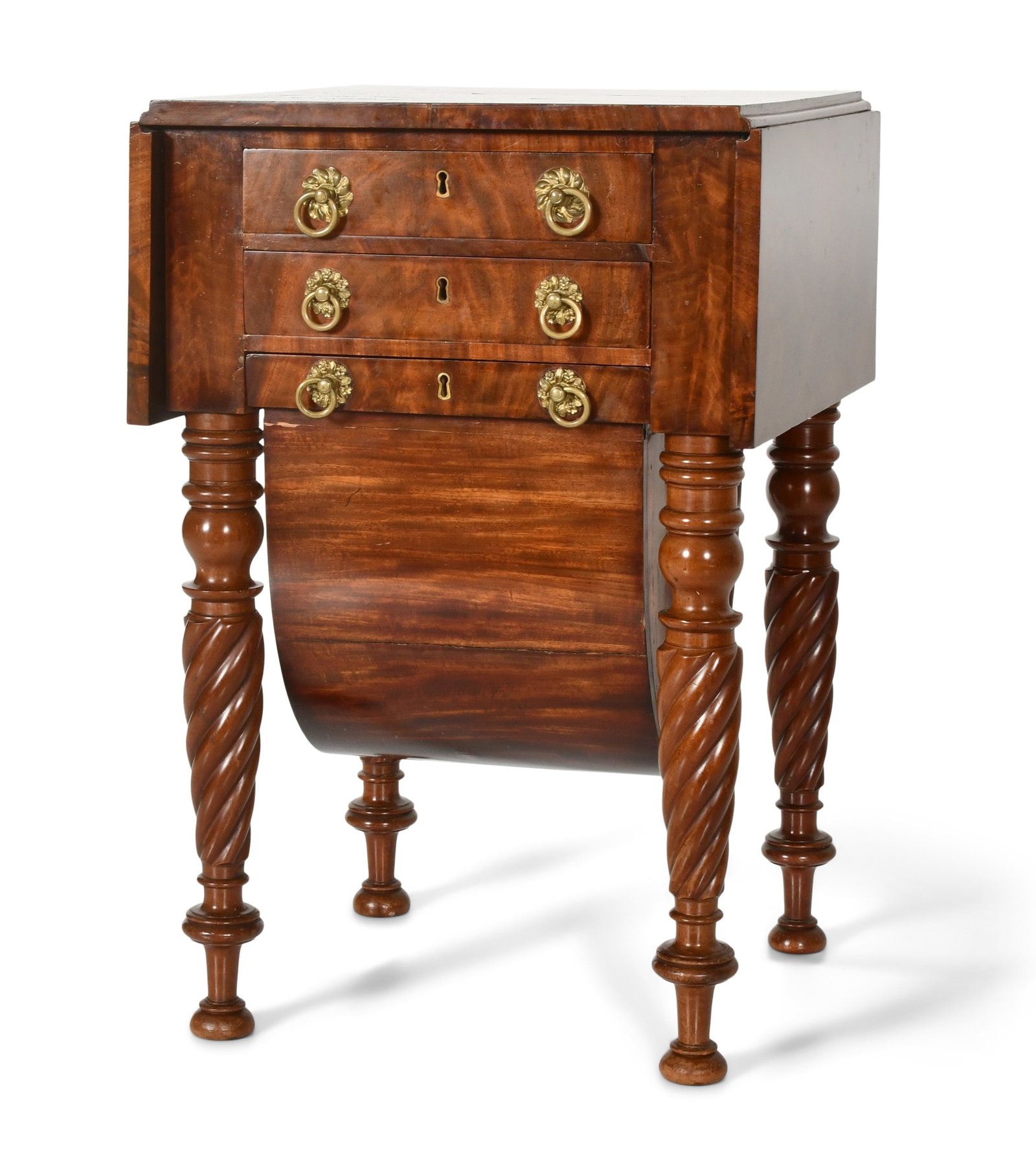American Federal Mahogany Worktable (1 of 6)