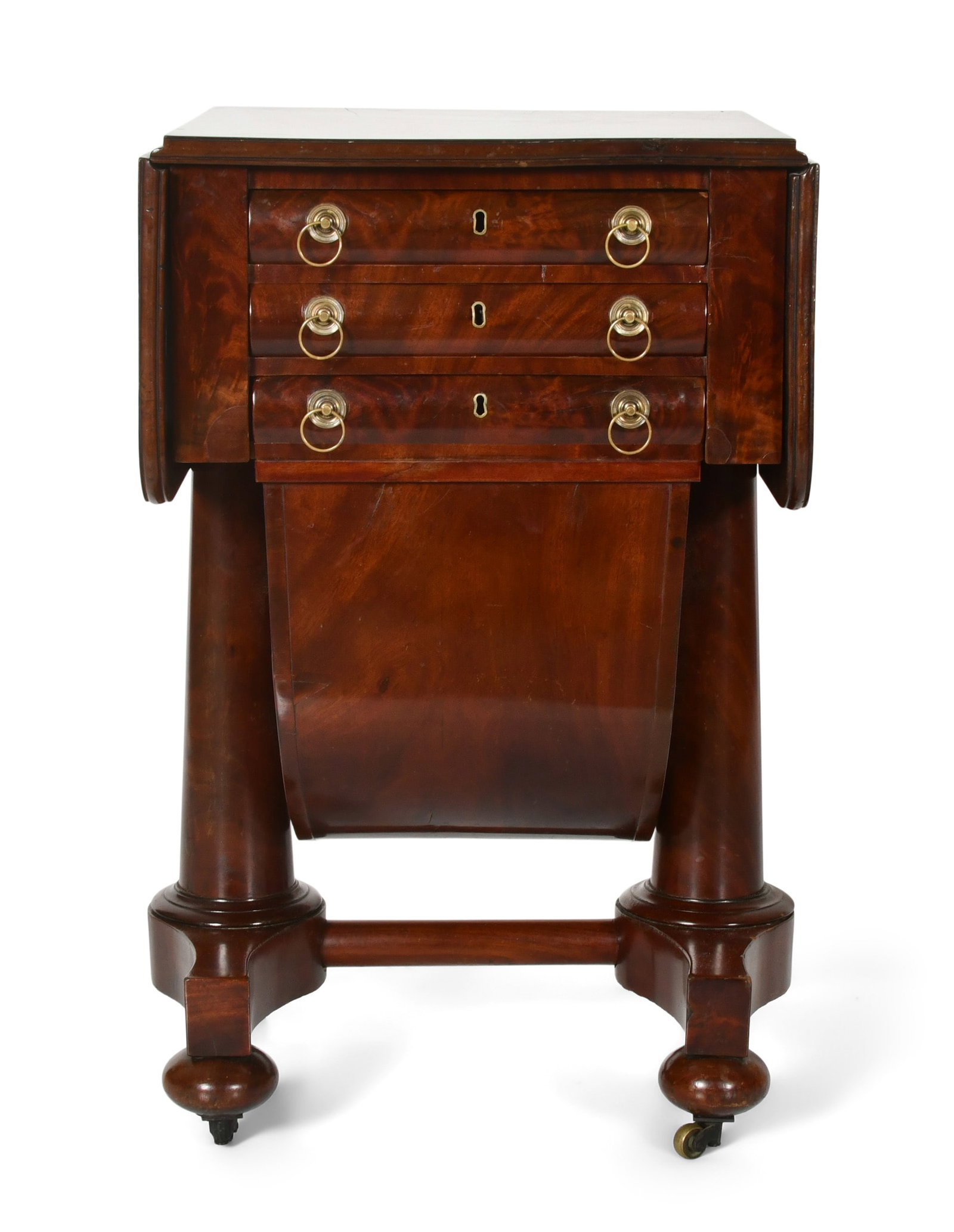 American Classical Mahogany Worktable - 2
