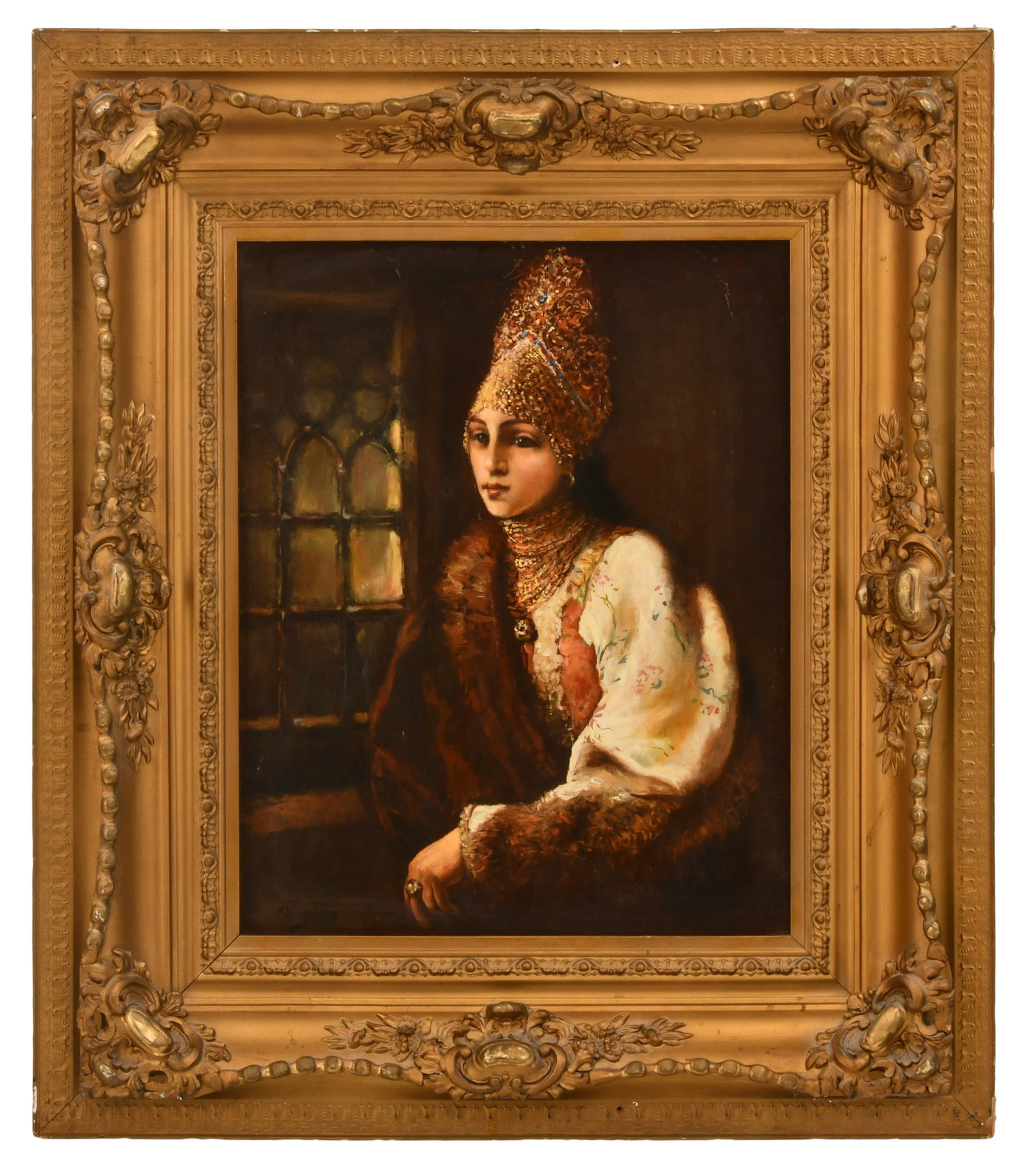 After Konstantin Egorovich Makovsky (Russian, 1839-1915), The Boyarina (1 of 3)