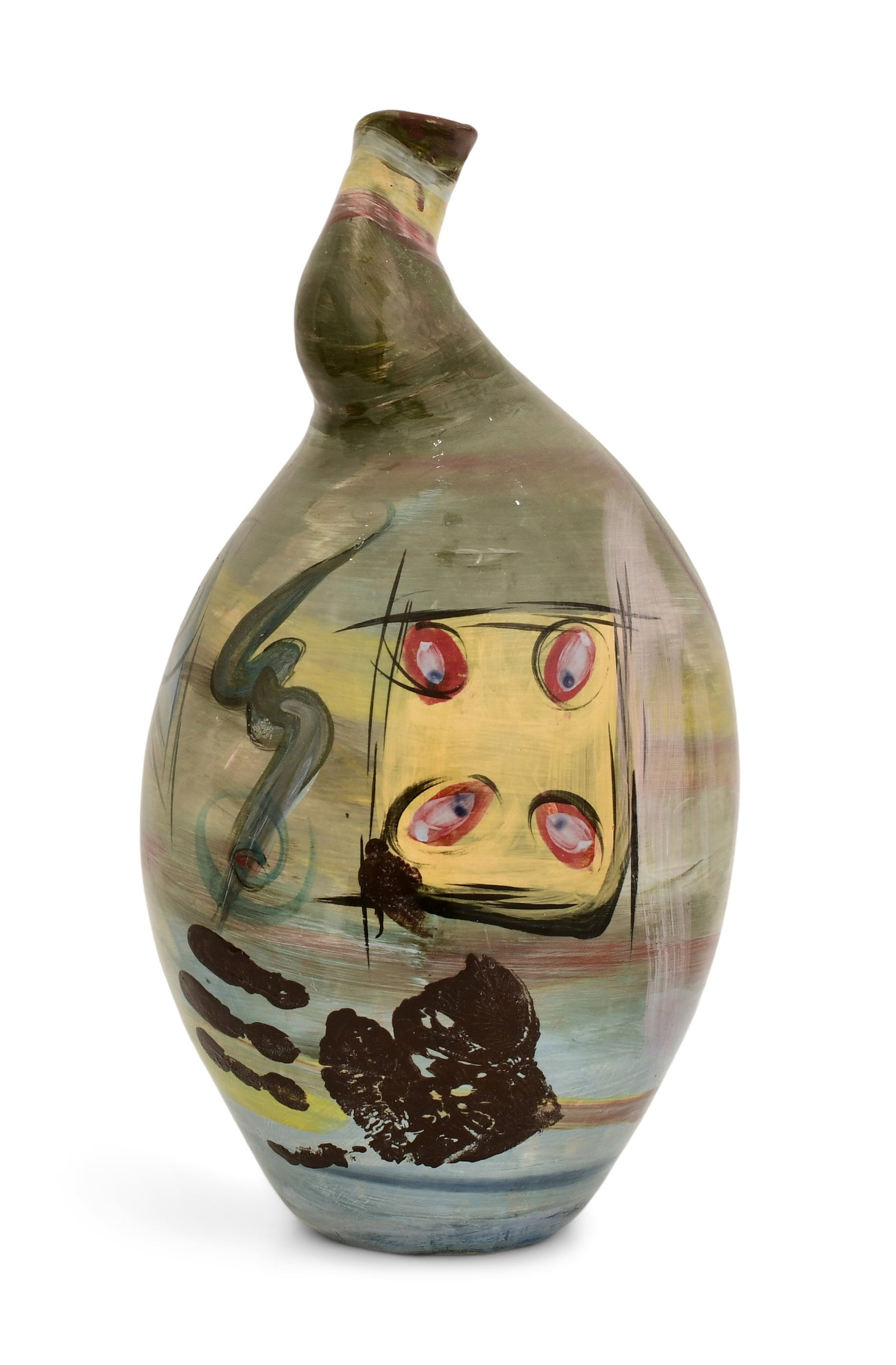 Khaled Ben Slimane (Tunisian, b. 1951), Ceramic Vessel (1 of 6)