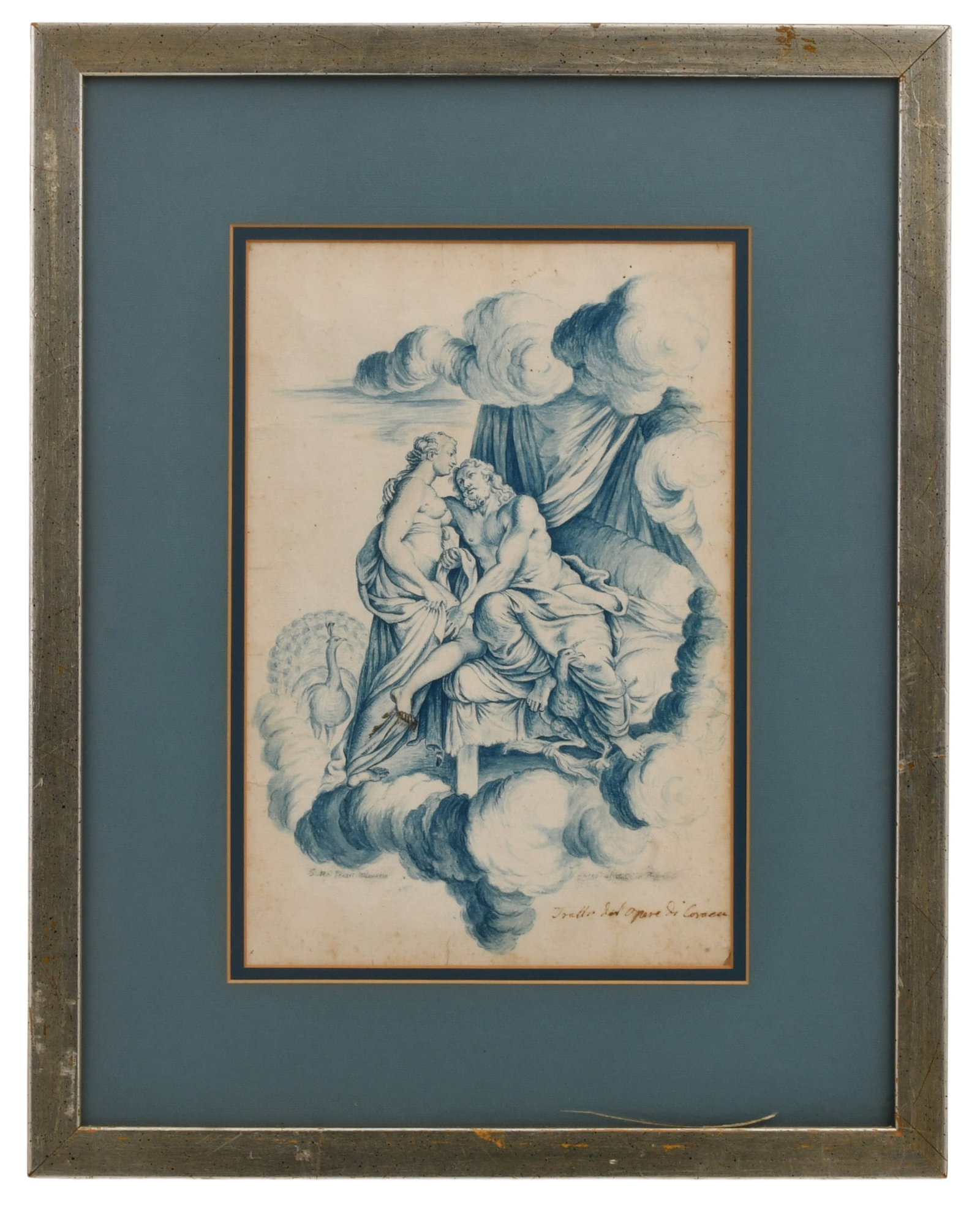 Italian School, Jupiter and Juno, 17th Century, Etching (1 of 5)