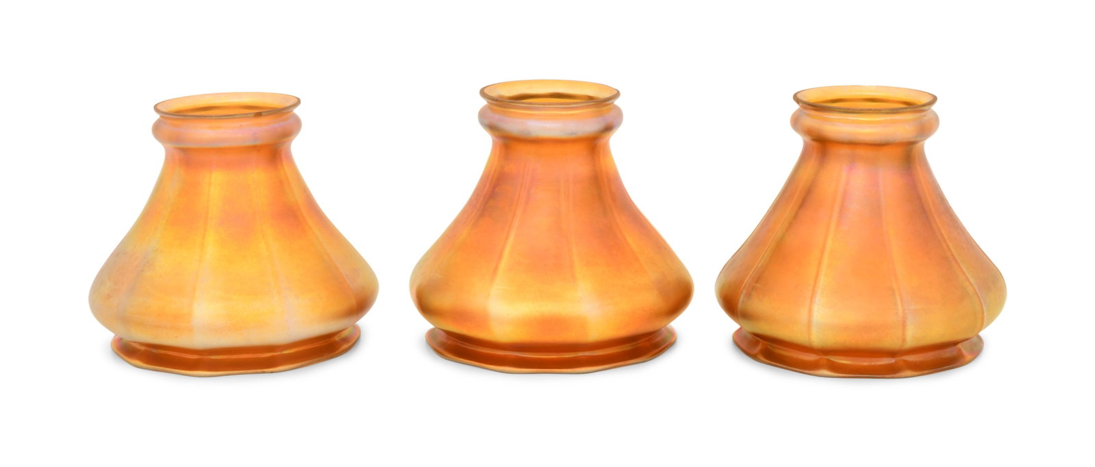 Three Steuben Glass Shades (1 of 4)