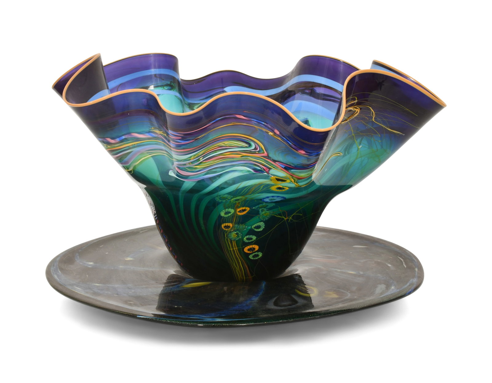 Peter Vanderlaan / Mary Beth Bliss Art Glass Centerpiece (1 of 11)