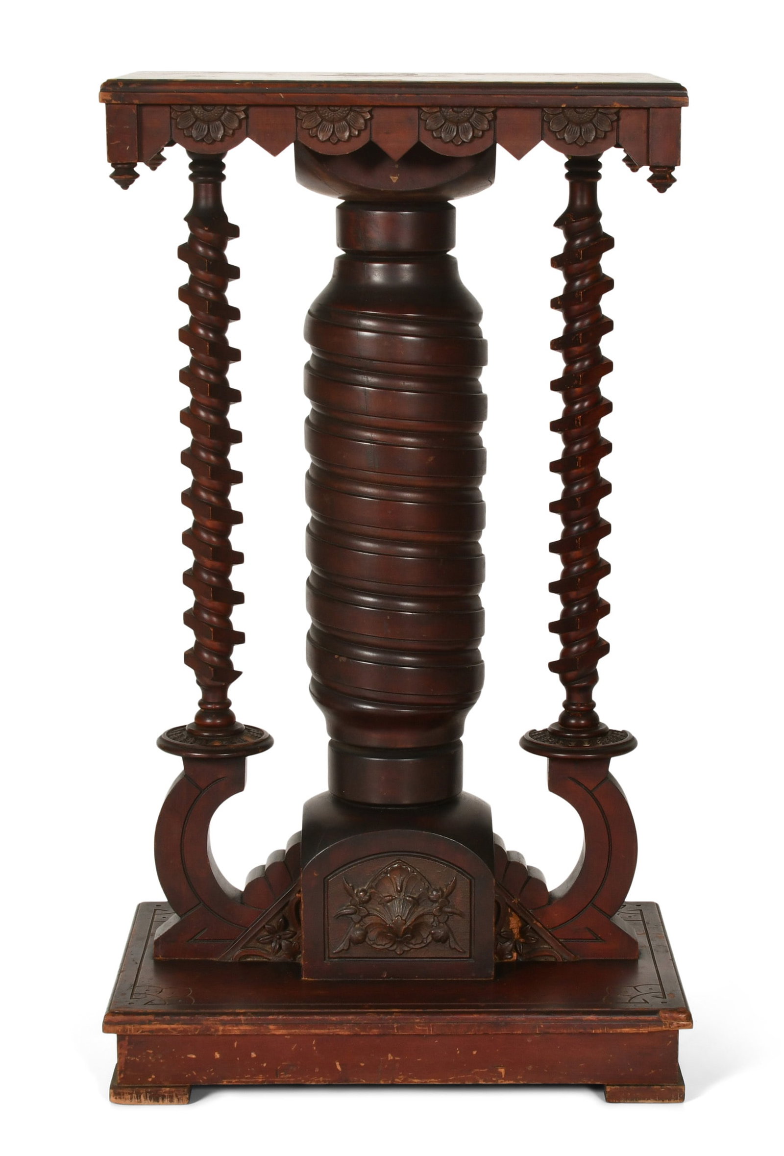 Merklen Brothers Mahogany Pedestal (1 of 6)