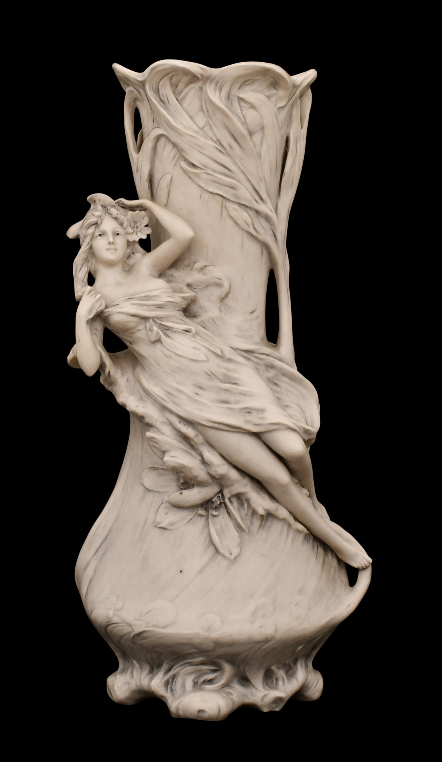 Royal Dux, Bohemia, Porcelain Figural Vase (1 of 7)