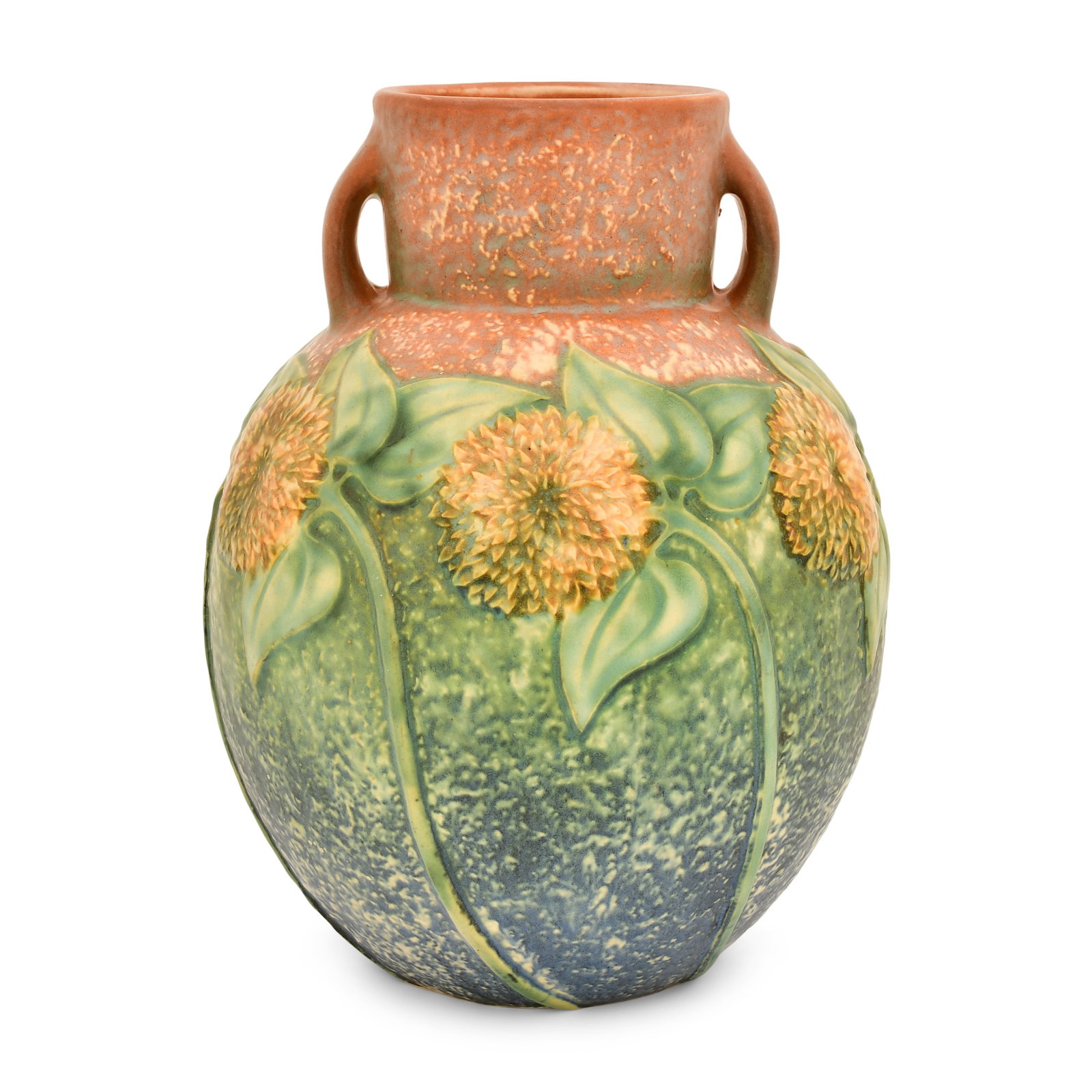 Roseville Pottery "Sunflower" Vase (1 of 4)