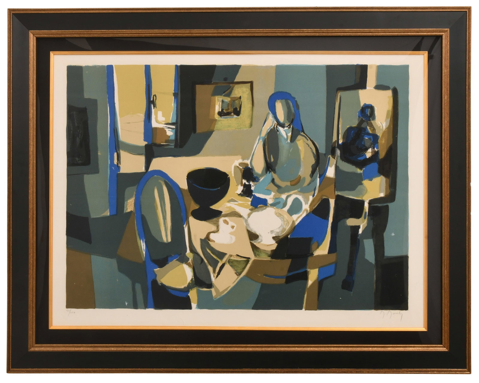Marcel Mouly (French, 1918-2008), "Interiors" (1 of 5)