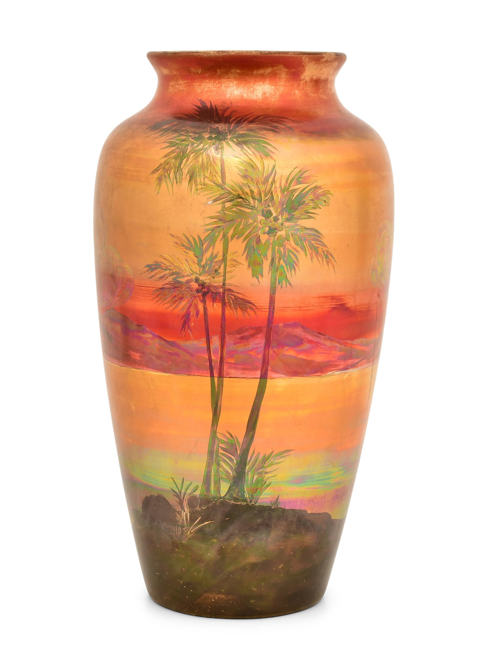 Weller Pottery "Lasa" Scenic Vase (1 of 7)