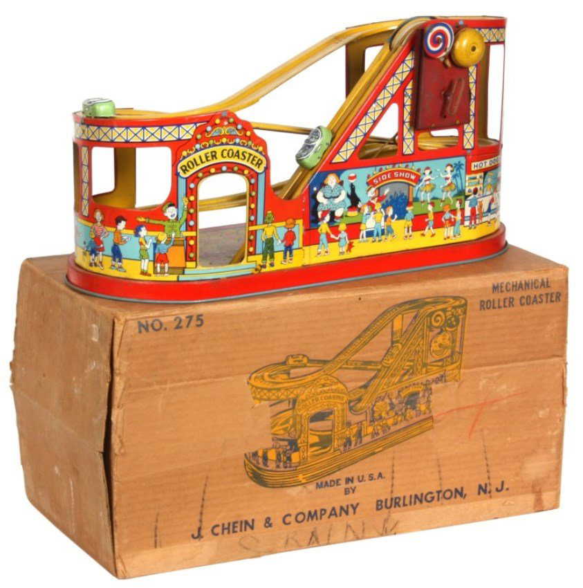 Chein Co. Tin Toy Roller Coaster