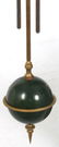 Lg. French Figural Swinging Arm Clock - 3