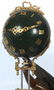 Lg. French Figural Swinging Arm Clock - 4
