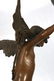 Lg. French Figural Swinging Arm Clock - 7