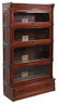 Carved Mahogany Ideal Staking Bookcase