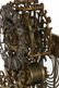 19th C. Brass Double Fusee Skeleton Clock - 4