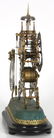 19th C. Brass Double Fusee Skeleton Clock - 8