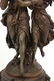 French Figural Mantle Clock - 2