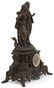 French Figural Mantle Clock - 8