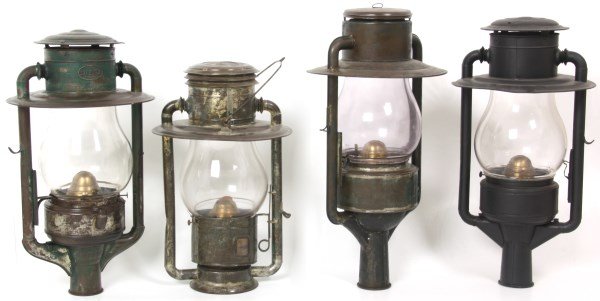 4 Large Lanterns: Lg. Lantern & Rayo Lantern Top & 2 Duty Lanterns