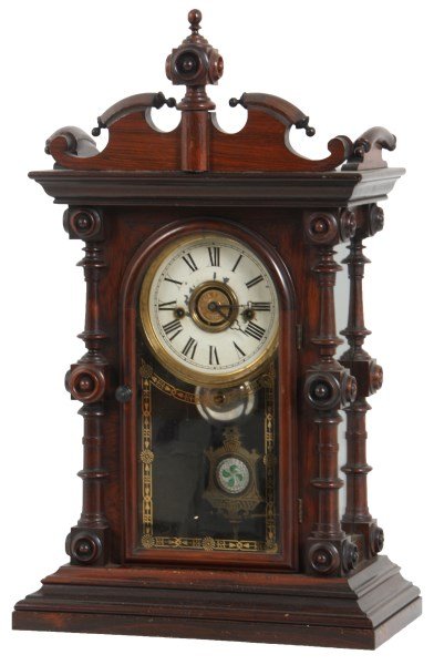 Rosewood E.N. Welch "Cary" Mantle Clock (1 of 10)