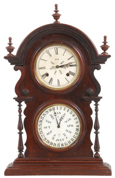 E.N. Welch Calendar Mantle Clock – Wagner B.W. (1 of 10)