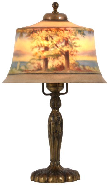 8 in. Pairpoint Reverse Painted Boudoir Lamp (1 of 10)