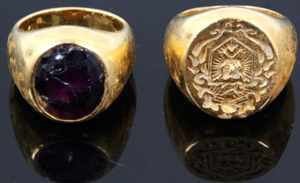 2 Marked 22K Gold Rings (1 of 7)