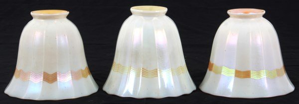 3 Signed Steuben Artglass Shades (1 of 5)