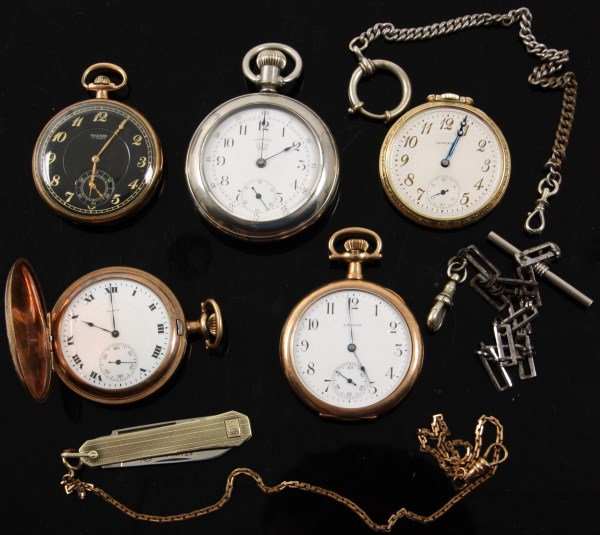 Lot of 5 Pocket Watches (1 of 10)