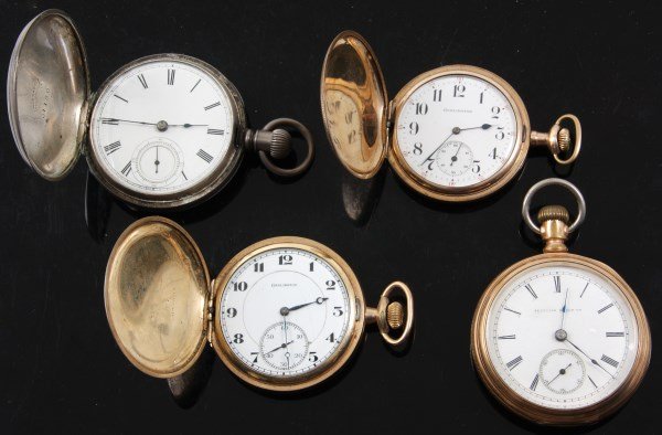 Lot of 4 Illinois Pocket Watches (1 of 10)