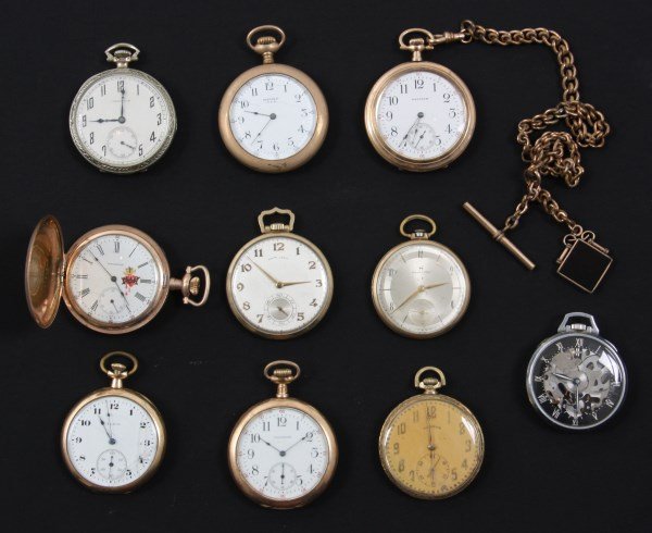 Lot of 10 Pocket Watches (1 of 10)