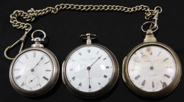 Lot of 3 Pocket Watches (1 of 8)