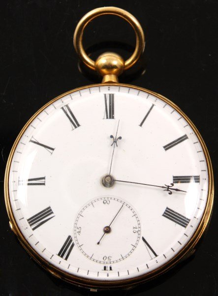 23 Jewel 18K Gold Pocket Watch (1 of 5)