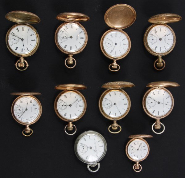 Lot of 10 Pocket Watches (1 of 1)