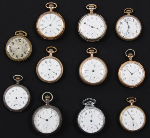 Lot of 11 Waltham Pocket Watches (1 of 1)