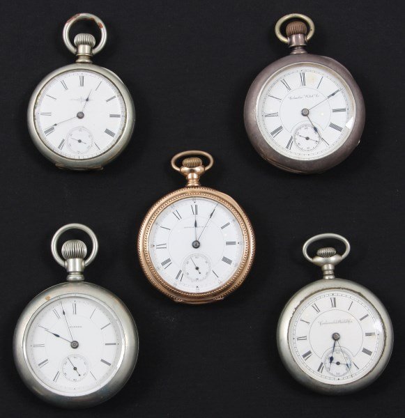 Lot of 5 Pocket Watches (1 of 10)