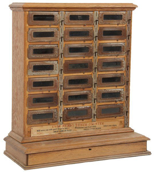 Oak Counter Top Sandwich Vending Machine (1 of 9)