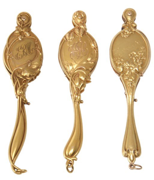 3 Signed Krementz 14K Lorgnettes (1 of 10)