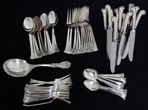 61 Pcs. Sterling Silver Flatware (1 of 10)