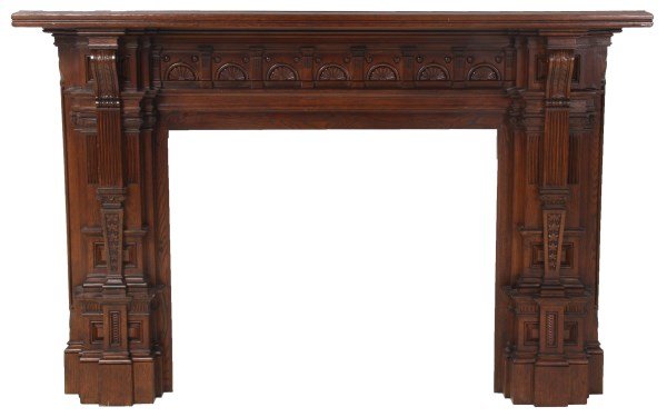 Eastlake Oak Fire Place Mantle (1 of 8)