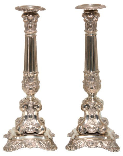 Pr. Hamburg Germany Silver Candlesticks (1 of 9)