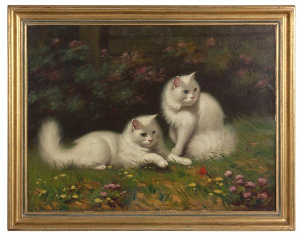 Beno Boleradszky O/C Portrait of Cats (1 of 5)