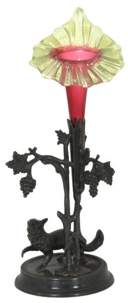 Silver Plated Figural Bud Vase (1 of 9)