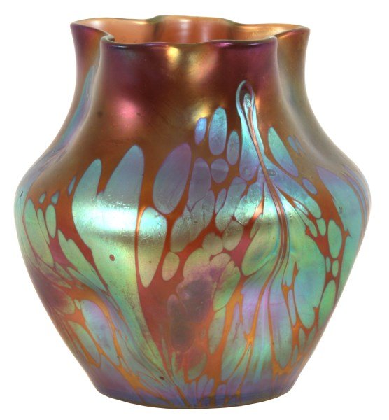 Loetz Artglass Medici Pattern Vase (1 of 6)