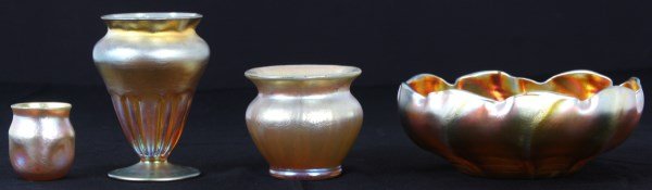 4 Pcs. Tiffany & Nash t Art Glass (1 of 7)