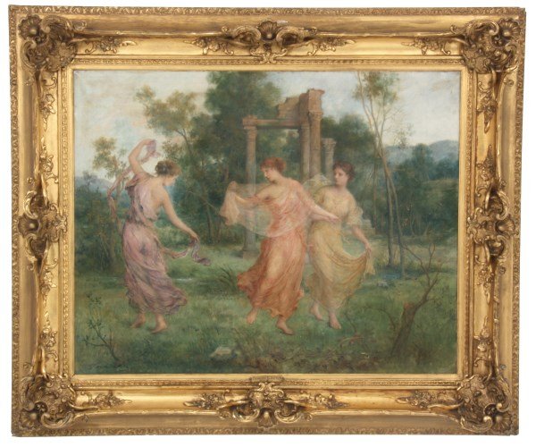 Francois Lafon O/C Dancing Nymphs (1 of 9)