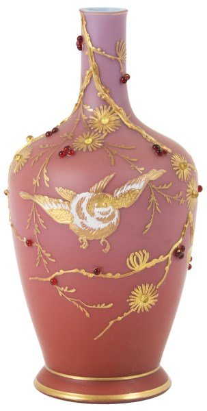 Loetz Alpenrot Jeweled Art Glass Vase (1 of 5)